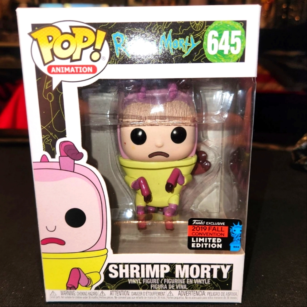 Rick and Morty Shrimp Morty 2019 Fall Convention Funko Exclusive Funko Pop